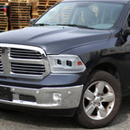 2009-2018 Dodge RAM 1500/2019-2021 RAM Classic/2010-2018 RAM 2500/3500 Switchback Sequential Projector Headlights (White Housing/Clear Lens)