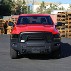 2013-2018 Ram 1500 2500 3500 Switchback Sequential LED Bar Signal Projector Headlights (Black Housing / Smoked Lens)