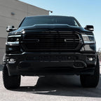 2019-2024 Dodge RAM 1500 Switchback Sequential LED Turn Signal Projector Headlights (Matte Black Housing/Smoked Lens)