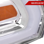 2019-2024 Dodge RAM 2500/3500/4500/5500 LED Tube Projector Headlights (Chrome Housing/Clear Lens)