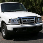 2001-2011 Ford Ranger Projector Headlights w/ LED Light Strip & LED Turn Signal Lights (Chrome Housing/Clear Lens)