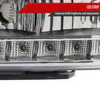2007-2014 GMC Sierra Dual Halo Projector Headlights (Chrome Housing/Clear Lens)