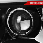 2007-2013 GMC Sierra 1500 / 2007-2014 Sierra 1500HD 2500HD 3500HD / 2009-2013 Sierra 1500 Hybrid LED C-Bar Projector Headlights (Jet Black Housing/Clear Lens)