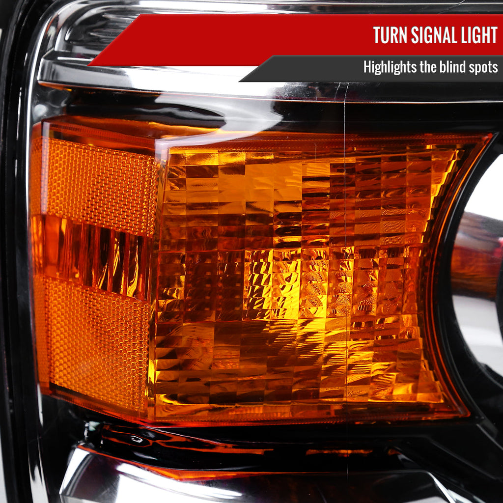 2014-2019 GMC Sierra 1500/2500HD/3500HD Clear Lens Projector Headlights - Passenger Side Only