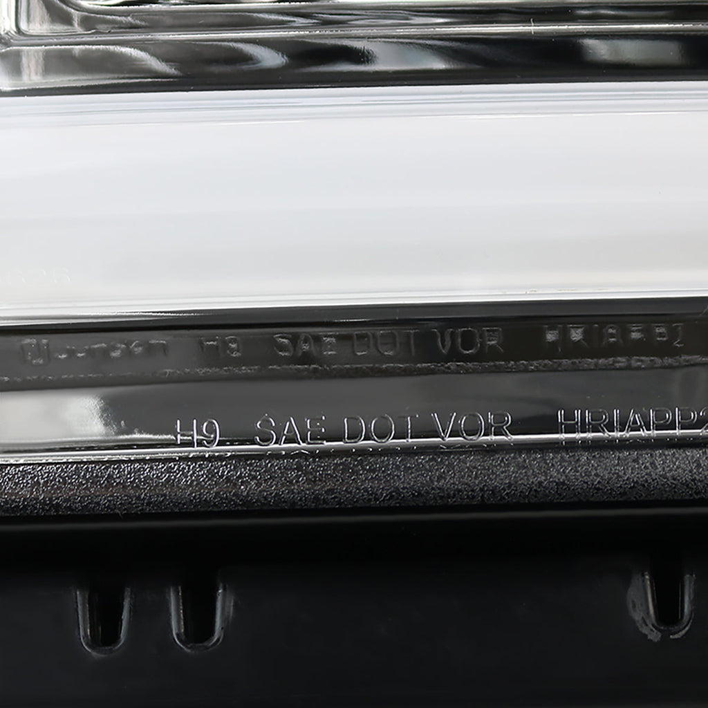 2014-2019 GMC Sierra 1500/2500HD/3500HD LED Bar Projector Headlight w/ LED Turn Signals (Chrome Housing/Clear Lens)