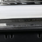 2014-2019 GMC Sierra 1500/2500HD/3500HD LED Bar Projector Headlight w/ LED Turn Signals (Chrome Housing/Clear Lens)