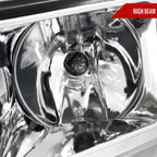 2007-2013 Chevrolet Silverado 1500/ 2007-2014 Silverado 2500HD 3500HD LED C-Bar Projector Headlights (Chrome Housing/Clear Lens)