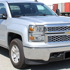 2014-2015 Chevrolet Silverado 1500 Projector Headlights w/ LED Light Strip (Chrome Housing/Clear Lens)