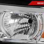 2014-2015 Chevrolet Silverado 1500 Projector Headlights (Chrome Housing/Clear Lens)