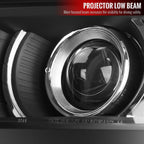 2014-2015 Chevrolet Silverado 1500 Projector Headlights (Matte Black Housing/Clear Lens)