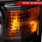 2014-2015 Chevrolet Silverado 1500 Projector Headlights (Matte Black Housing/Clear Lens)