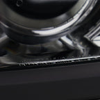 2014-2015 Chevrolet Silverado 1500 Projector Headlights w/ Black Trim (Chrome Housing/Light Smoked Lens)