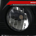 1999-2002 Chevrolet Silverado 1500 2500/ 2000-2006 Tahoe Suburban 1PC Projector Headlights w/ LED Light Strip & Bumper Lights (Matte Black Housing/Clear Lens)