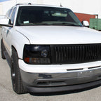 1999-2002 Chevrolet Silverado 1500 2500/ 2000-2006 Tahoe Suburban 1PC Projector Headlights w/ Bumper Lights (Black Housing/Smoked Lens)