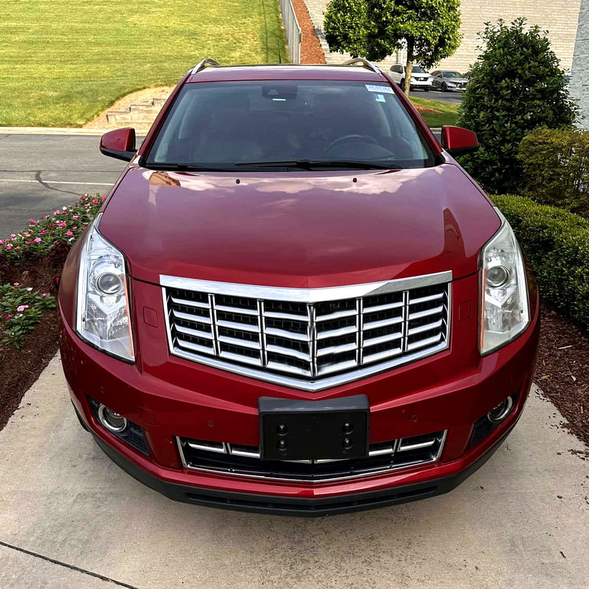2010-2016 Cadillac SRX Projector Headlights (Chrome Housing/Clear Lens)
