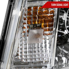 2005-2011 Toyota Tacoma LED Bar Projector Headlights (Chrome Housing/Clear Lens)
