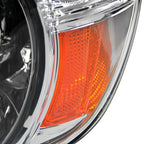 2005-2011 Toyota Tacoma Retro Style Projector Headlights (Chrome Housing/Clear Lens)