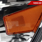 2005-2011 Toyota Tacoma LED Bar Projector Headlights w/ Sequential Turn Signal Lights (Chrome Housing/Clear Lens)