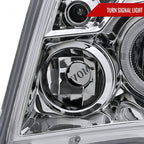 2005-2011 Toyota Tacoma Dual Halo Projector Headlights (Chrome Housing/Clear Lens)
