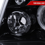 2005-2011 Toyota Tacoma Dual Halo Projector Headlights (Glossy Black Housing/Smoked Lens)