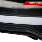 2005-2011 Toyota Tacoma LED Bar Projector Headlights (Matte Black Housing/Clear Lens)