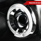 2005-2011 Toyota Tacoma Dual Halo Projector Headlights (Matte Black Housing/Clear Lens)