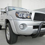 2005-2011 Toyota Tacoma Dual Halo Projector Headlights (Matte Black Housing/Clear Lens)