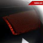 2005-2011 Toyota Tacoma LED Bar Projector Headlights w/ Sequential Turn Signal Lights (Matte Black Housing/Smoked Lens)