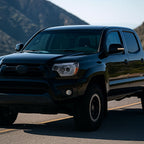 2012-2015 Toyota Tacoma LED C-Bar Projector Headlights w/ LED Parking Light (Chrome Housing/Clear Lens)