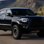 2012-2015 Toyota Tacoma LED C-Bar Projector Headlights w/ LED Parking Light (Chrome Housing/Clear Lens)