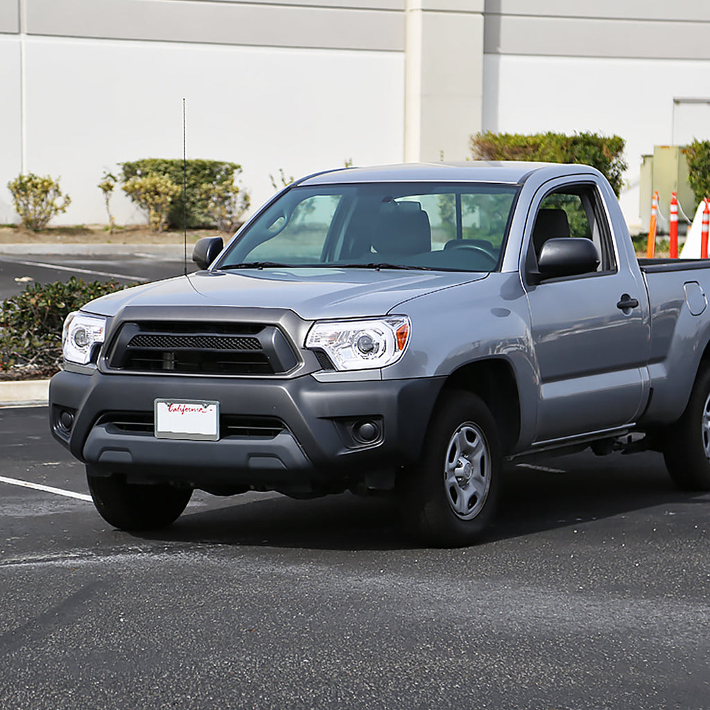 2012-2015 Toyota Tacoma LED C-Bar Projector Headlights (Chrome Housing/Clear Lens)