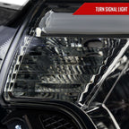2012-2015 Toyota Tacoma LED C-Bar Projector Headlights w/ LED Parking Light (Chrome Housing/Smoked Lens)