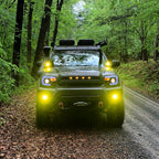 2012-2015 Toyota Tacoma LED C-Bar Projector Headlights (Glossy Black Housing/Smoked Lens)
