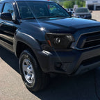 2012-2015 Toyota Tacoma Retro Style Projector Headlights (Matte Black Housing/Clear Lens)