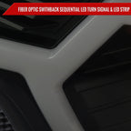 2012-2015 Toyota Tacoma Switchback Sequential LED Bar Projector Headlights (Matte Black Housing/Smoked Lens)
