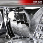 2016-2023 Toyota Tacoma Chrome Housing Clear Lens Projector Headlight - Passenger Side Only