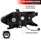 2016-2023 Toyota Tacoma LED Bar Projector Headlight (Matte Black Housing/Clear Lens)