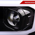 2016-2023 Toyota Tacoma Switchback LED C-Bar Projector Headlights (Glossy Black Housing/Clear Lens)