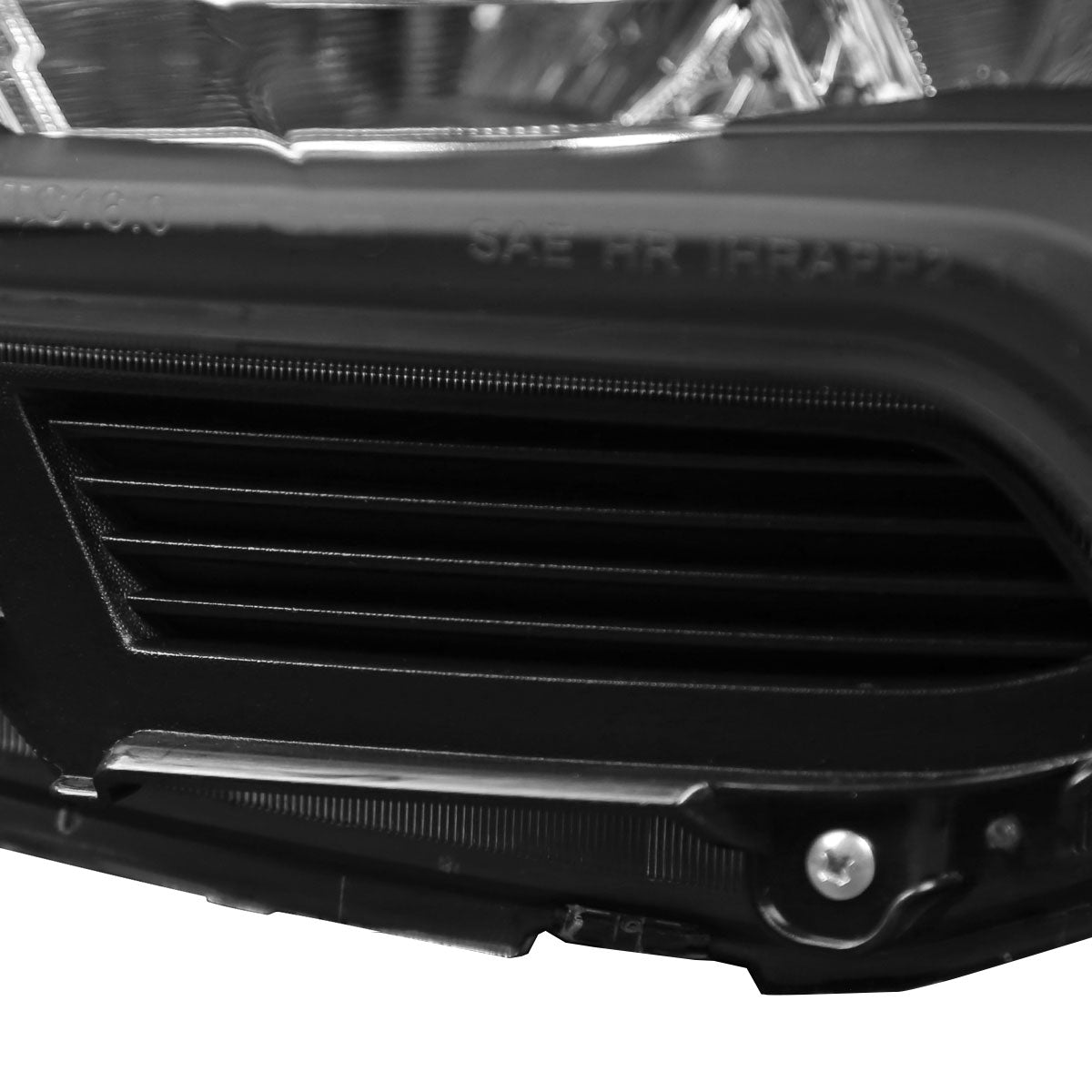 2016-2023 Toyota Tacoma Projector Headlights w/ Amber Reflectors (Matte Black Housing/Clear Lens)