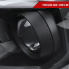 2016-2023 Toyota Tacoma Switchback Sequential LED Bar Projector Headlights (Matte Black Housing/Clear Lens)