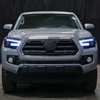2016-2023 Toyota Tacoma Switchback Sequential LED Bar Projector Headlights (Black Housing/Smoked Lens)