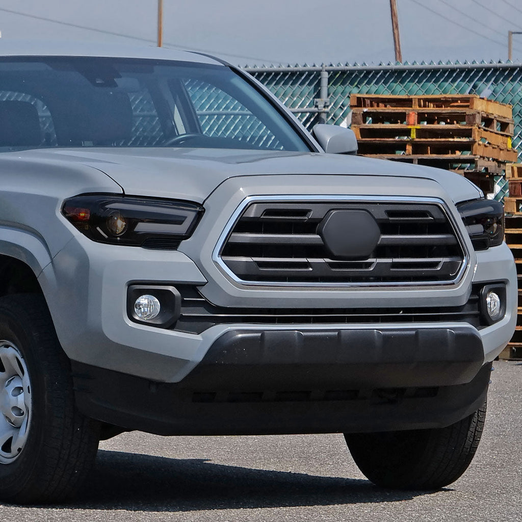 2016-2023 Toyota Tacoma Switchback Sequential LED Bar Projector Headlights (Black Housing/Smoked Lens)