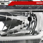2015-2020 Chevrolet Tahoe Suburban/ 2016-2019 Suburban 3500HD Projector Headlights w/ LED Light Strip (Chrome Housing/Clear Lens)