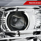 2015-2020 Chevrolet Tahoe Suburban/ 2016-2019 Suburban 3500HD LED C-Bar Projector Headlights w/ LED Turn Signal Lights (Chrome Housing/Clear Lens)