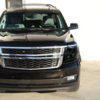 2015-2020 Chevrolet Tahoe Suburban/ 2016-2019 Suburban 3500HD Projector Headlights w/ LED Light Strip (Chrome Housing/Smoked Lens)