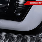 2015-2020 Chevrolet Tahoe Suburban/ 2016-2019 Suburban 3500HD LED C-Bar Projector Headlights w/ LED Turn Signal Lights (Glossy Black Housing/Smoked Lens)