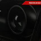 2002-2009 Chevrolet Trailblazer Projector Headlights w/ LED Light Strip (Black Housing/Smoked Lens)