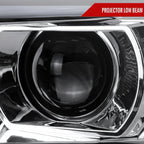2007-2013 Toyota Tundra/ 2008-2017 Sequoia LED C-Bar Projector Headlights (Chrome Housing/Clear Lens)