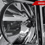 2007-2013 Toyota Tundra/ 2008-2017 Sequoia LED C-Bar Projector Headlights (Chrome Housing/Clear Lens)