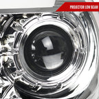2007-2013 Toyota Tundra/ 2008-2017 Sequoia Switchback Sequential LED C-Bar Projector Headlights (Chrome Housing/Clear Lens)